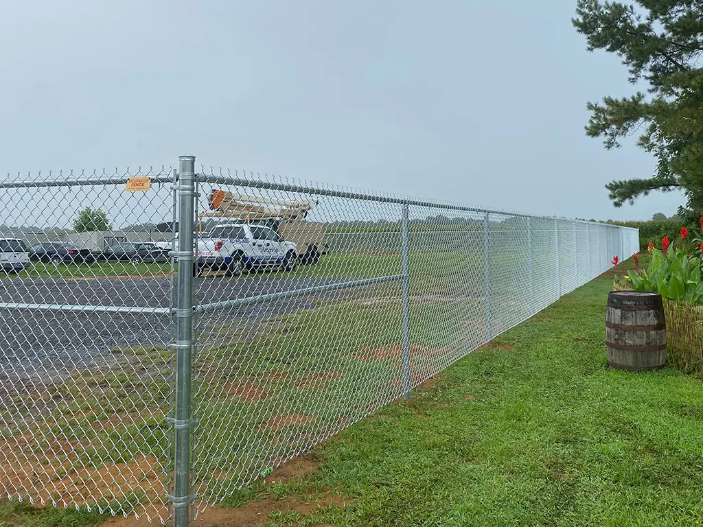 Chain link fence